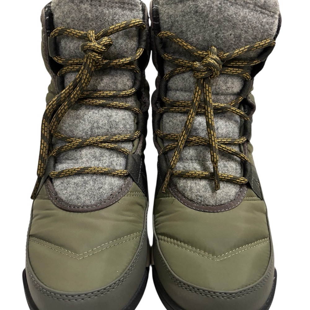 Sorel Olive and Gray Winter Boots